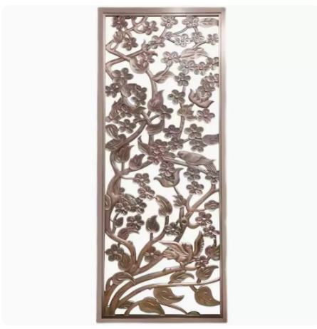 鋁藝鏤空雕刻隔斷(圖1) 鋁藝鏤空雕刻隔斷(圖1)